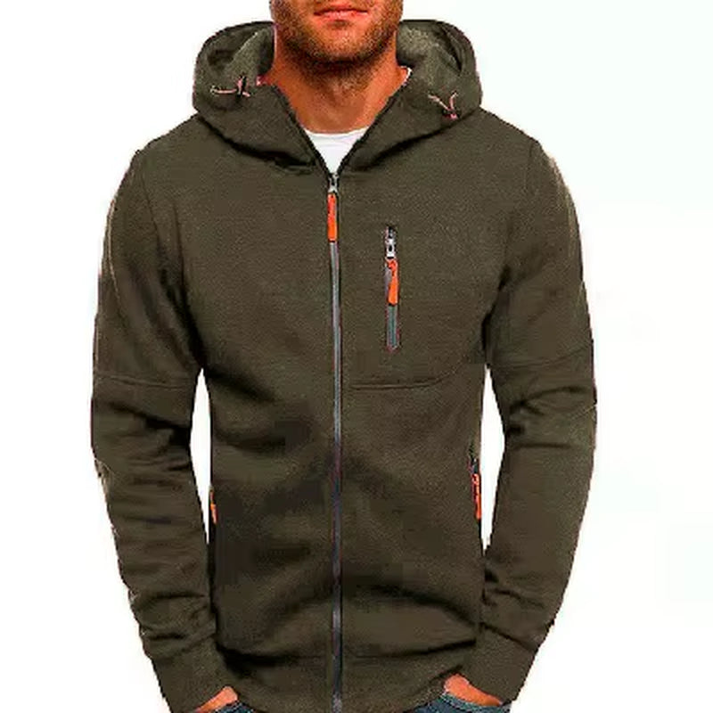 Mens Hoodies Casual Hooded Coat Spring Autumn Sportswear Male Cardigan Sweatshirt Mens Hip Hop Coats Brand Clothing,Ya825