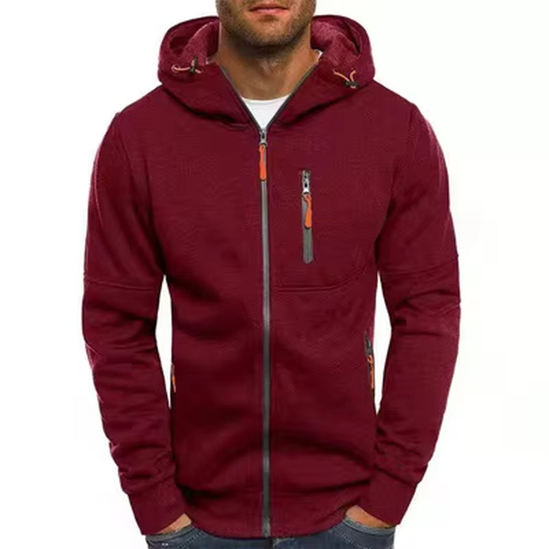 Mens Hoodies Casual Hooded Coat Spring Autumn Sportswear Male Cardigan Sweatshirt Mens Hip Hop Coats Brand Clothing,Ya825