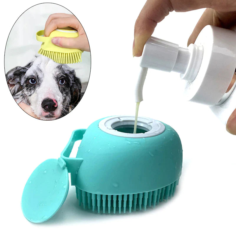 Indulge Your Pet with Soft Silicone Bath Massage Gloves - Perfect for Dogs, Cats, and Kids!
