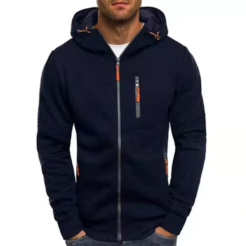 Mens Hoodies Casual Hooded Coat Spring Autumn Sportswear Male Cardigan Sweatshirt Mens Hip Hop Coats Brand Clothing,Ya825