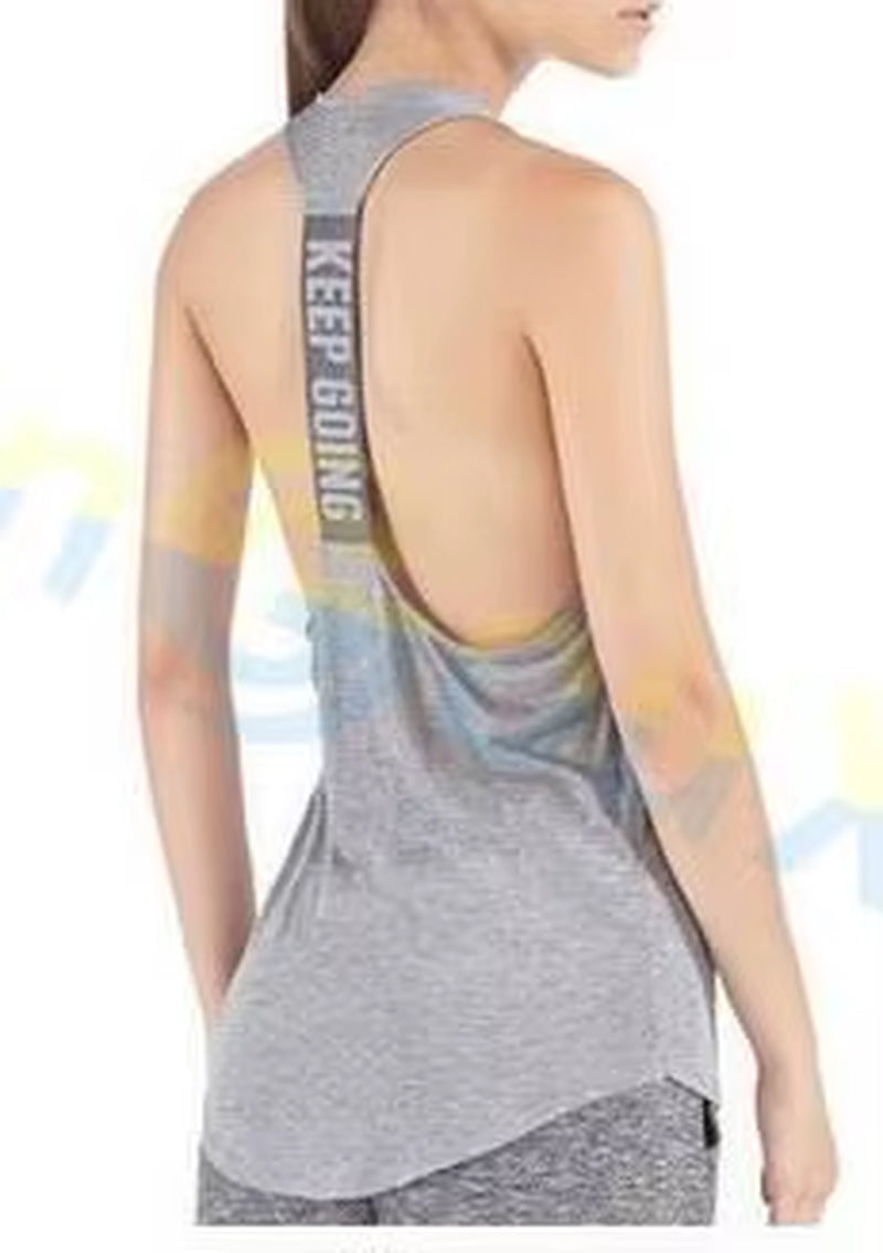 Summer Women Gym Sports Vest Sleeveless Shirt Fitness Running Clothes Sexy Tank Tops Workout Yoga Singlets Quick Dry Tunics