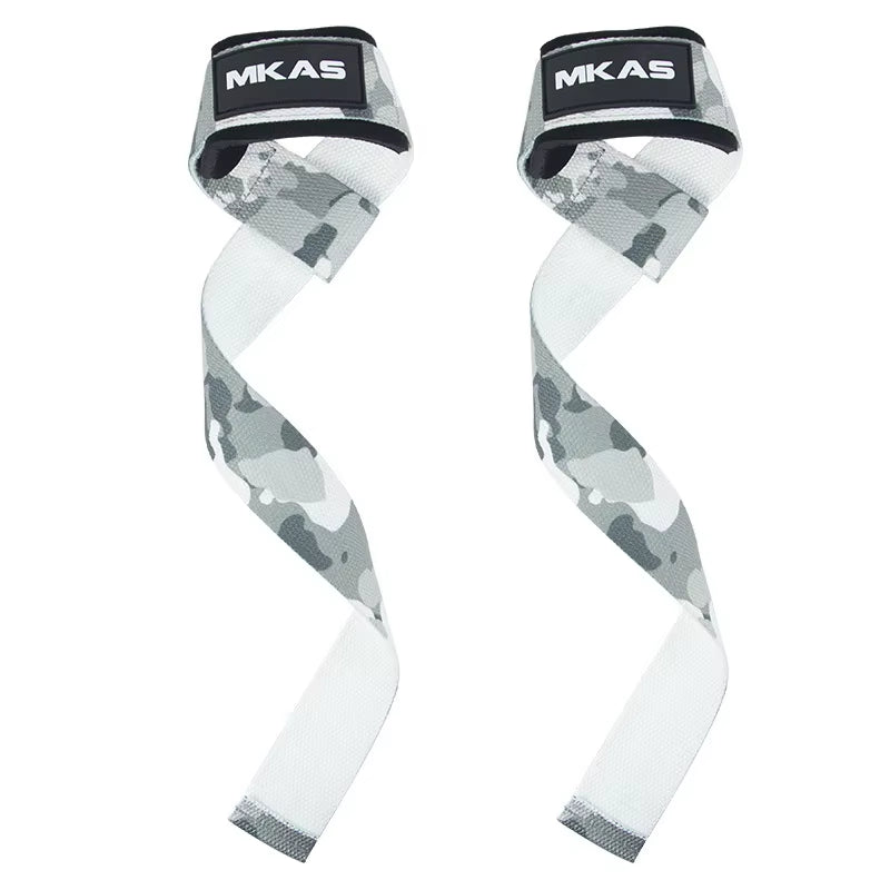 1 Pair Weight Lifting Wrist Straps Gym Fitness Lifting Straps Strength Training Gym Weight Lifting Belt with Non Slip Flex Gel