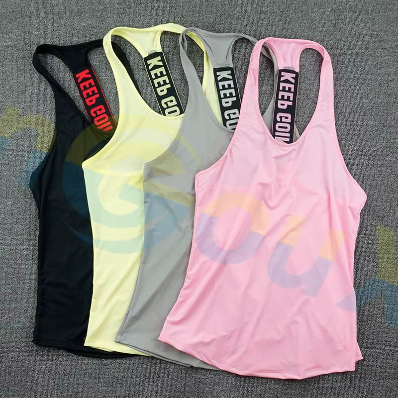 Summer Women Gym Sports Vest Sleeveless Shirt Fitness Running Clothes Sexy Tank Tops Workout Yoga Singlets Quick Dry Tunics