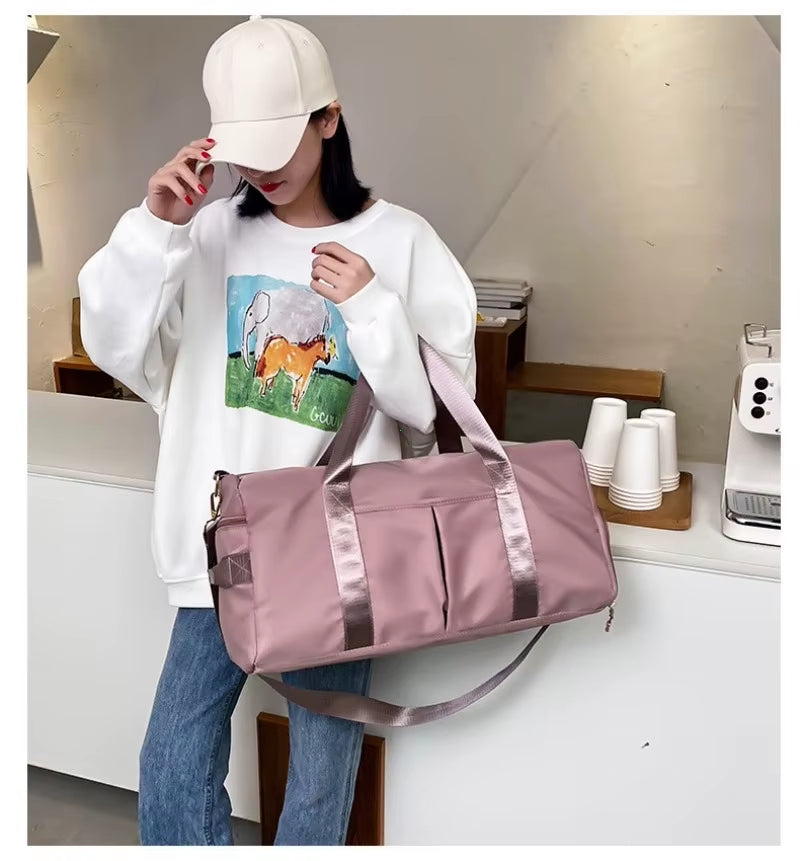 Elevate Your Fitness Journey with Our Outdoor Waterproof Nylon Sports Gym Bag - Perfect for Men and Women!