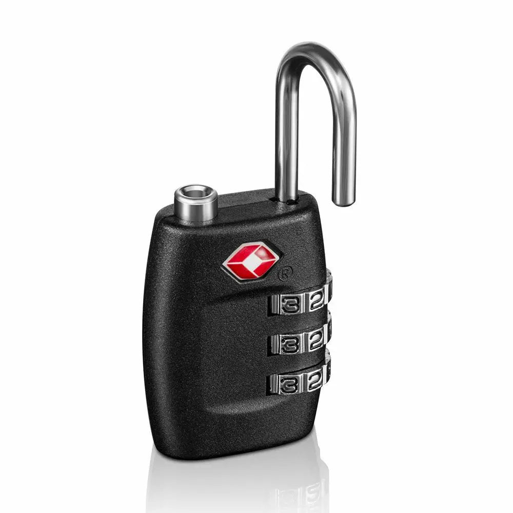 3 Digits TSA Steel Wire Lock Combination Padlock Customs Code Lock Anti-Theft Travel Abroad Luggage Bag Suitcase Trolley Case